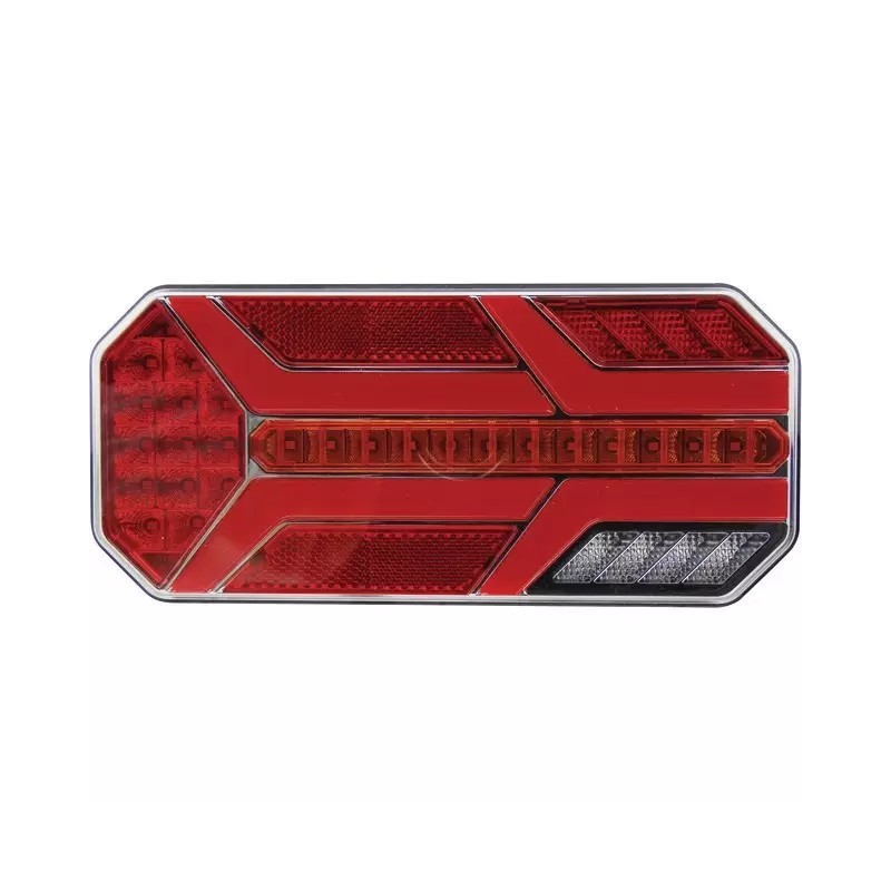 FEU ARRIERE GAUCHE DYNAMIQUE RECTANGLE 6 FONCTIONS 12-24V