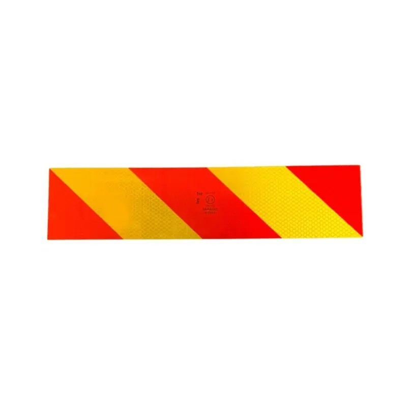 PLAQUE REFLECHISSANTE ORANGE ROUGE 565X132MM - ref. 1220105 | TP Agri
