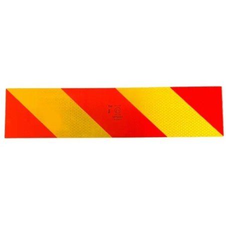 PLAQUE REFLECHISSANTE ORANGE ROUGE 565X132MM - ref. 1220105 | TP Agri
