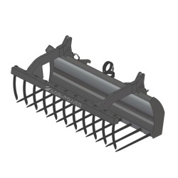 Fourche à grappin M AP-FG AV DTS long. 2.1 m attelage | TP Agri