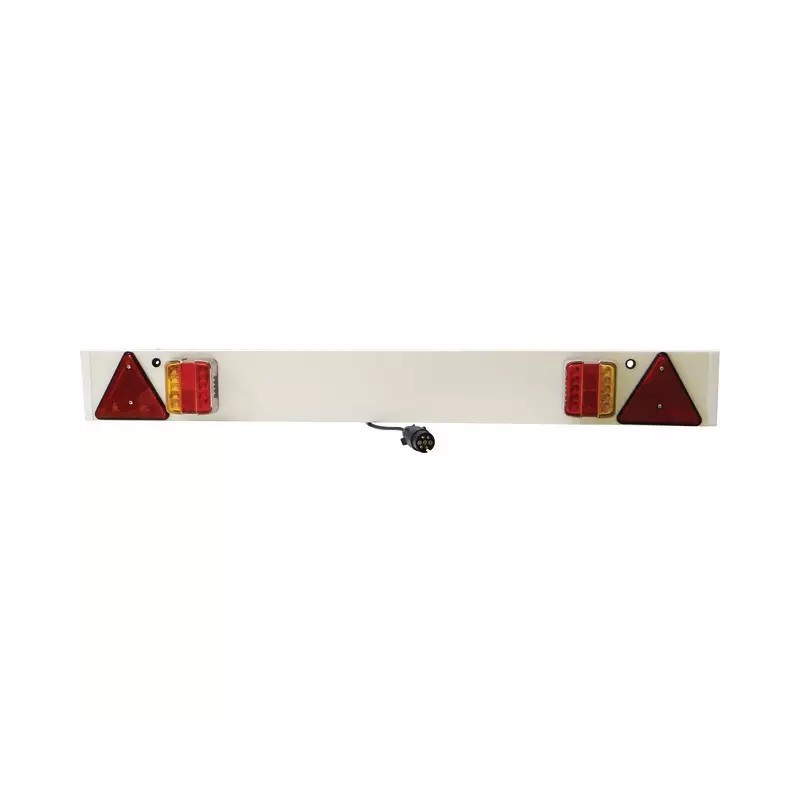 RAMPE DE SIGNALISATION PVC 1,22 M FEUX LED 4 FONCTIONS 12/24V CABLE 7,50 M
