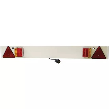 RAMPE DE SIGNALISATION PVC 1,22 M FEUX LED 4 FONCTIONS 12/24V CABLE 7,50 M