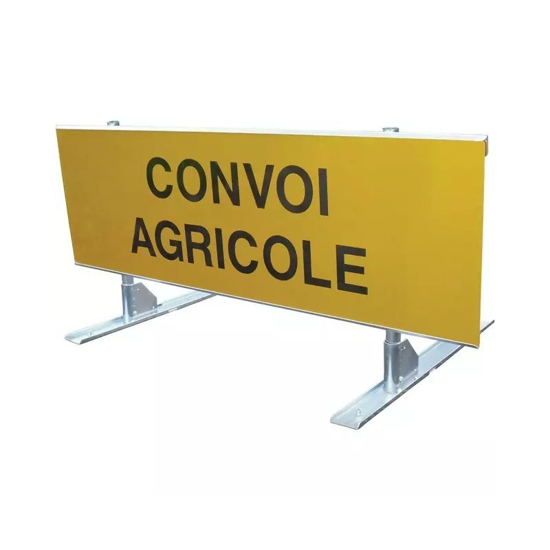 KIT COMPLET PANNEAU CONVOI AGRICOLE 1200X400X1MM VEHICULE PILOTE