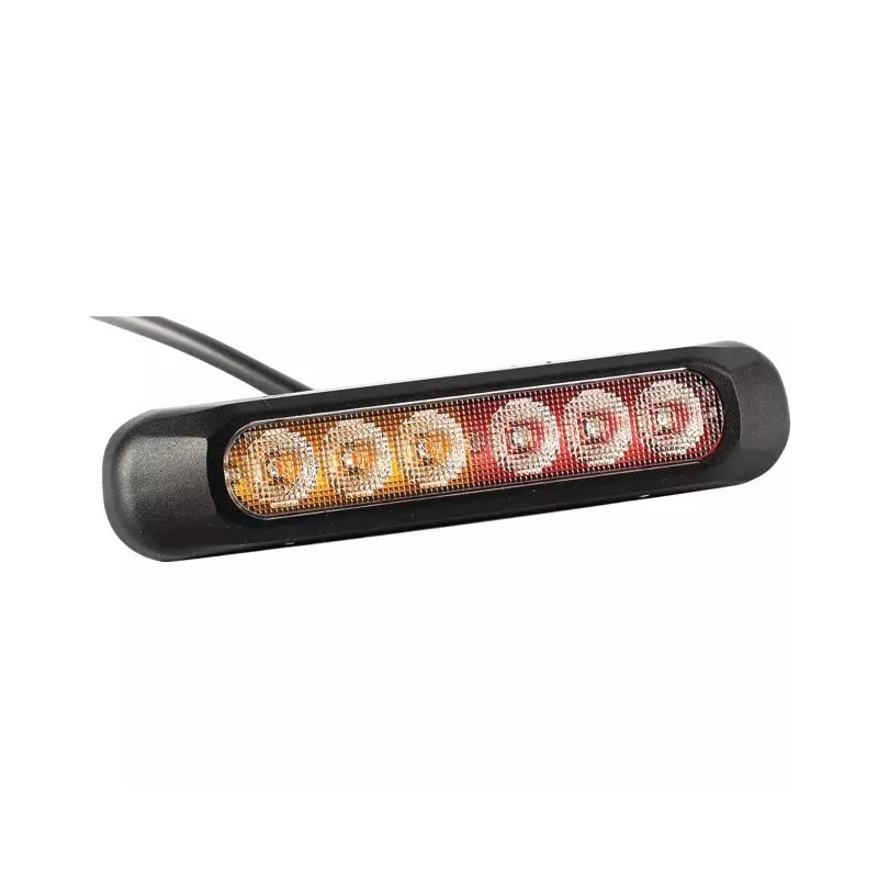 FEU ARRIERE LED DROIT ET GAUCHE EXTRA PLAT 3 FONCTIONS 12/24V FRISTOM