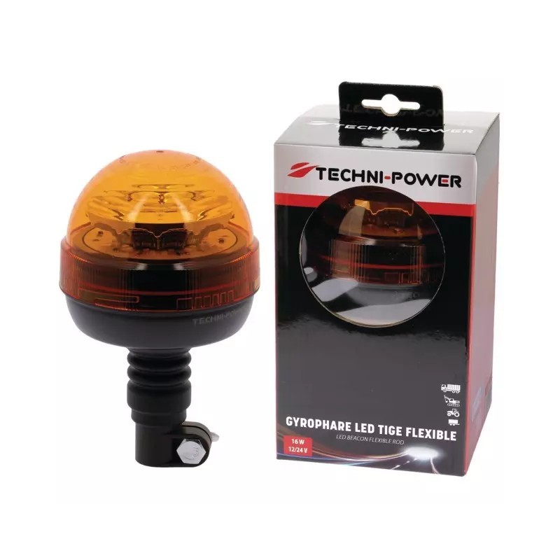 GYROPHARE LED FLEXIBLE 12/24V R65 TECHNI-POWER