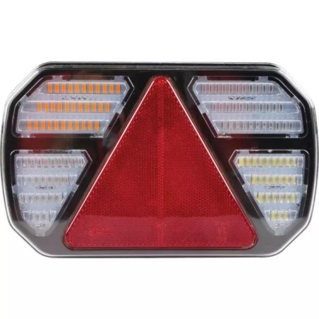 FEU ARRIERE DROIT DYNAMIQUE RECTANGLE 6 FONCTIONS LED 12-24V