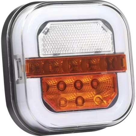 FEU AVANT DROIT CARRE 2 FONCTIONS LED DYNAMIQ - ref. 1216250 | TP Agri