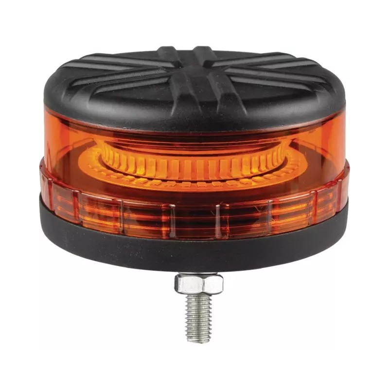 GYROPHARE LED TRAVAUX PUBLIC EMBASE PLATE 12/24V TECHNI-POWER