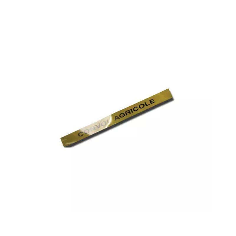 PANNEAU CONVOI AGRICOLE 1900X250X1MM ALUMINIUM CLASSE 2 BICMA