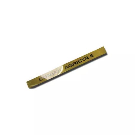 PANNEAU CONVOI AGRICOLE 1900X250X1MM ALUMINIUM CLASSE 2 BICMA