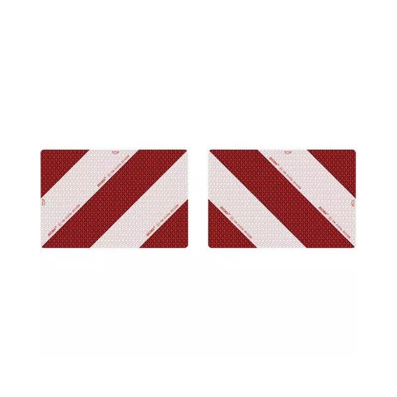 PLAQUE ALUMINIUM 423X282MM NORME ECE70 CLASSE 5 JEU DE 2