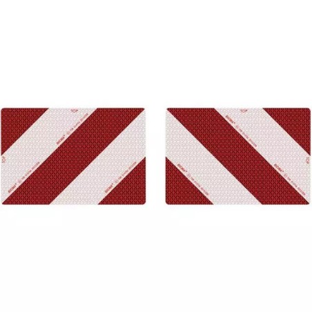 PLAQUE ALUMINIUM 423X282MM NORME ECE70 CLASSE 5 JEU DE 2