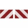 PLAQUE ALUMINIUM 423X282MM NORME ECE70 CLASSE 5 JEU DE 2