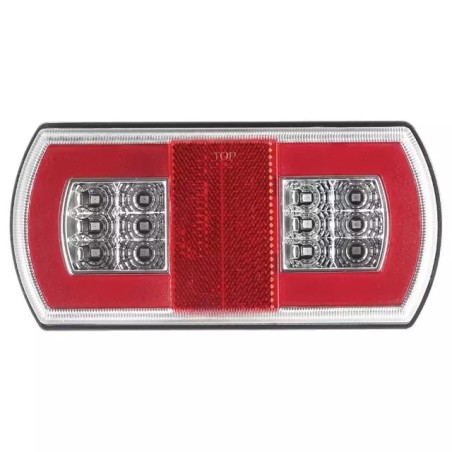 FEU ARRIERE DROIT RECTANGLE 4 FONCTIONS LED 12-24V