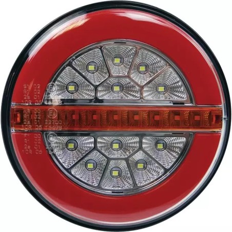 FEU ARRIERE ROND DYNAMIQUE 3 FONCTIONS LED 1 - ref. 1216779B | TP Agri