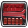 FEU ARRIERE DROIT DYNAMIQUE CARRE 4 FONCTIONS LED 12-24V