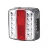 FEU ARRIERE CARRE 4 FONCTIONS LED ET 12V - ref. 1216452B | TP Agri