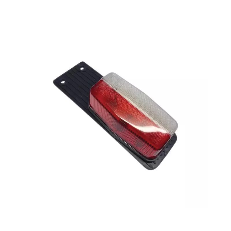 FEU DE GABARIT ROUGE/BLANC LANGUETTE PLASTIQUE BLISTER