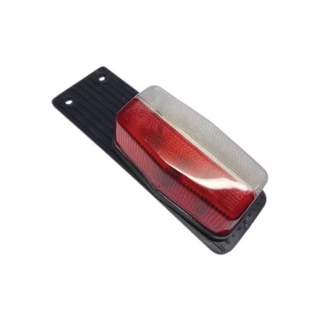 FEU DE GABARIT ROUGE/BLANC LANGUETTE PLASTIQUE BLISTER