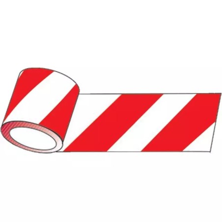 BANDE  ADHESIVE REFLECHISSANTE 50MM GAUCHE CLASSE A 20M BICMA