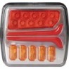 FEU ARRIERE DROIT DYNAMIQUE CARRE 4 FONCTIONS 12-24V CONNEXION RAPIDE MALE 8 PIN TECHNI-POWER