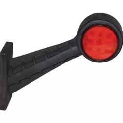 FEU GABARIT INCLINE DROIT ROUGE/BLANC 12/24V LED FRISTOM BLISTER