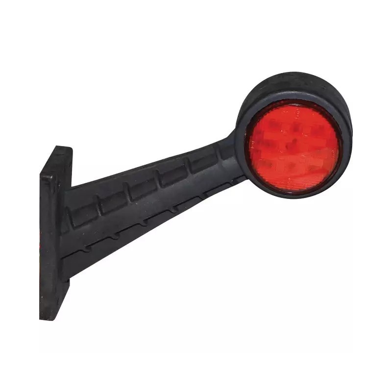 FEU GABARIT INCLINE DROIT ROUGE/BLANC 12/24V LED FRISTOM BLISTER