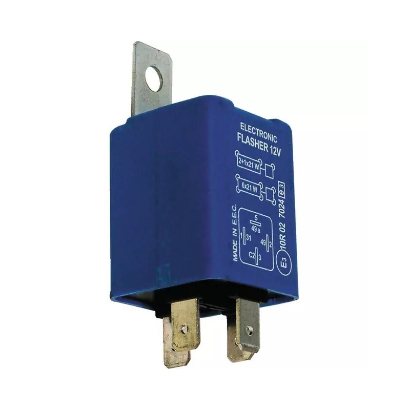 CENTRALE CLIGNOTANTE 12V 4 POLES DIN FLASCHER