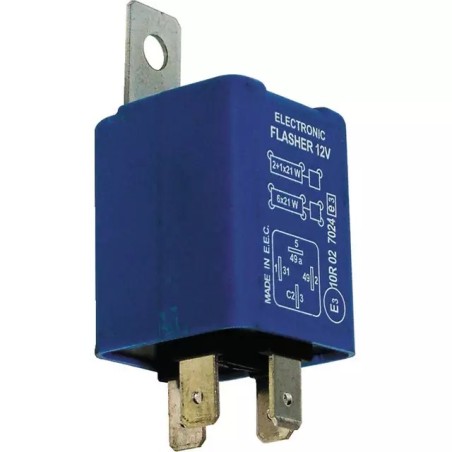 CENTRALE CLIGNOTANTE 12V 4 POLES DIN FLASCHER
