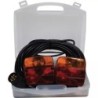 EQUIPEMENT DE SIGNALISATION ARRIERE MAGNETIQUE FEUX 4 FONCTIONS CABLE 12 M / 4M COFFRET
