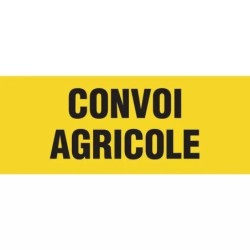PANNEAU CONVOI AGRICOLE 1200X400MM ADHESIF CLASSE 2 BICMA