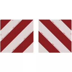 PLAQUE ALUMINIUM 423X423MM NORME ECE70 CLASSE 5 JEU DE 2