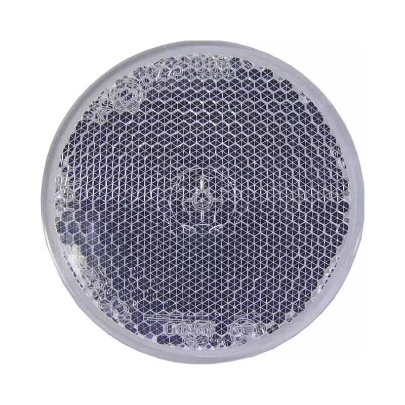 CATADIOPTRE ROND 60MM ADHESIF BLANC BLISTER D - ref. 3804578 | TP Agri
