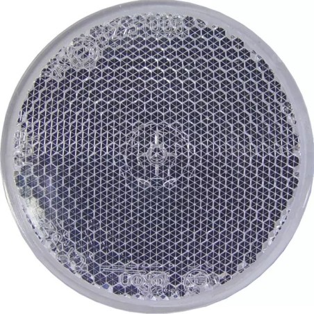 CATADIOPTRE ROND 60MM ADHESIF BLANC BLISTER D - ref. 3804578 | TP Agri