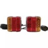EQUIPEMENT DE SIGNALISATION ARRIERE MAGNETIQUE FEUX LED 4 FONCTIONS CABLE 12 M / 2,5 M BLISTER