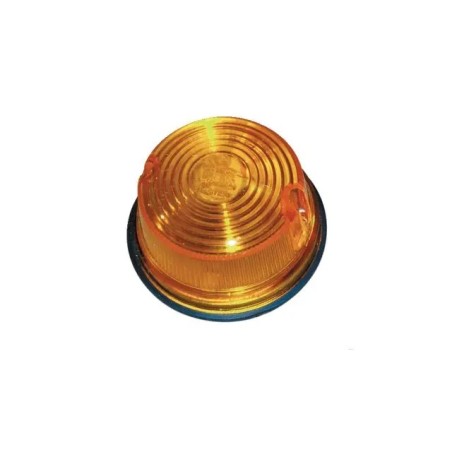 FEU DE POSITION ROND LATERAL Ø 75 MM ORANGE BLISTER