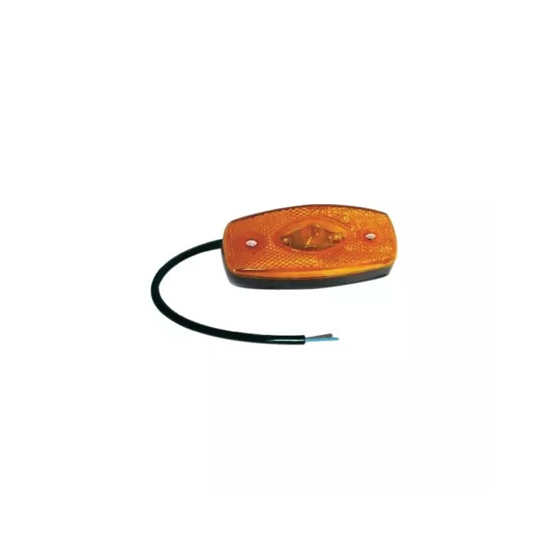 FEU DE GABARIT 12V ORANGE 110X45 PRECABLE (BLISTER)