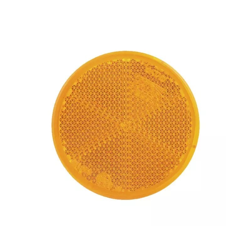 CATADIOPTRE ROND 60MM ADHESIF ORANGE - ref. 1220088 | TP Agri