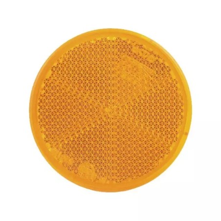 CATADIOPTRE ROND 60MM ADHESIF ORANGE - ref. 1220088 | TP Agri