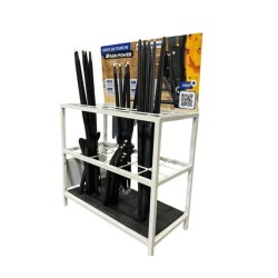 Presentoir 18 cases 485X980HT 900 FOURCHE/TUBE RAL7047 | TP Agri
