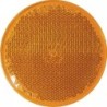 CATADIOPTRE ROND 60MM ADHESIF ORANGE BLISTER DE 2