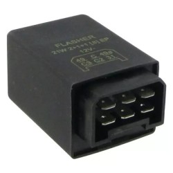 CENTRALE CLIGNOTANTE 12V 6 POLES DIN FLASHER BLISTER