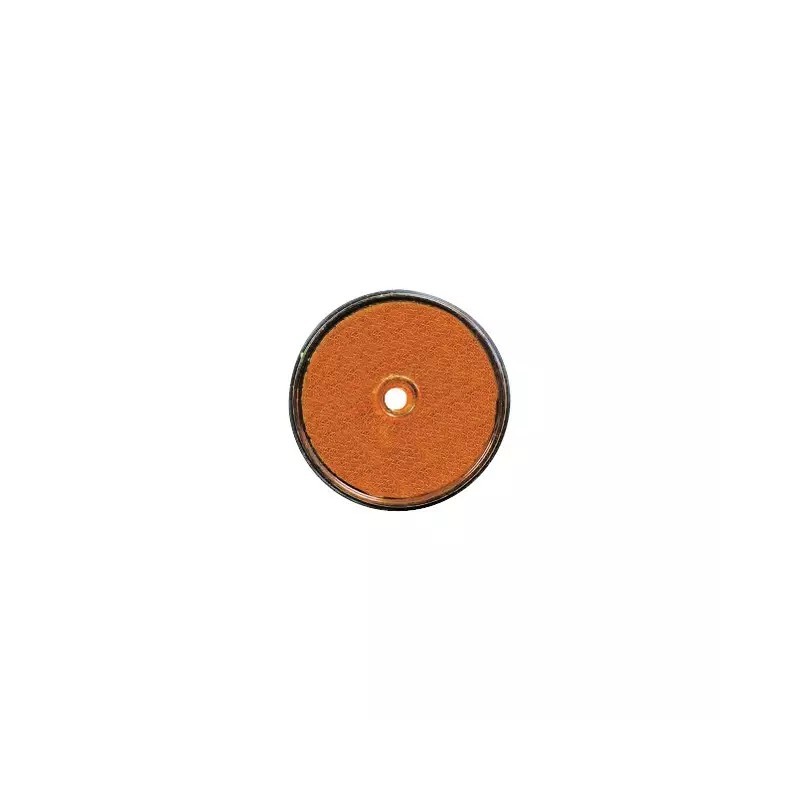 CATADIOPTRE ROND 60MM AVEC PERCAGE ORANGE BLI - ref. 3804572 | TP Agri