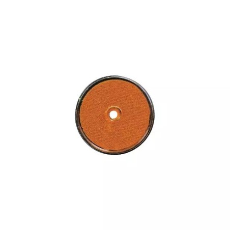 CATADIOPTRE ROND 60MM AVEC PERCAGE ORANGE BLI - ref. 3804572 | TP Agri