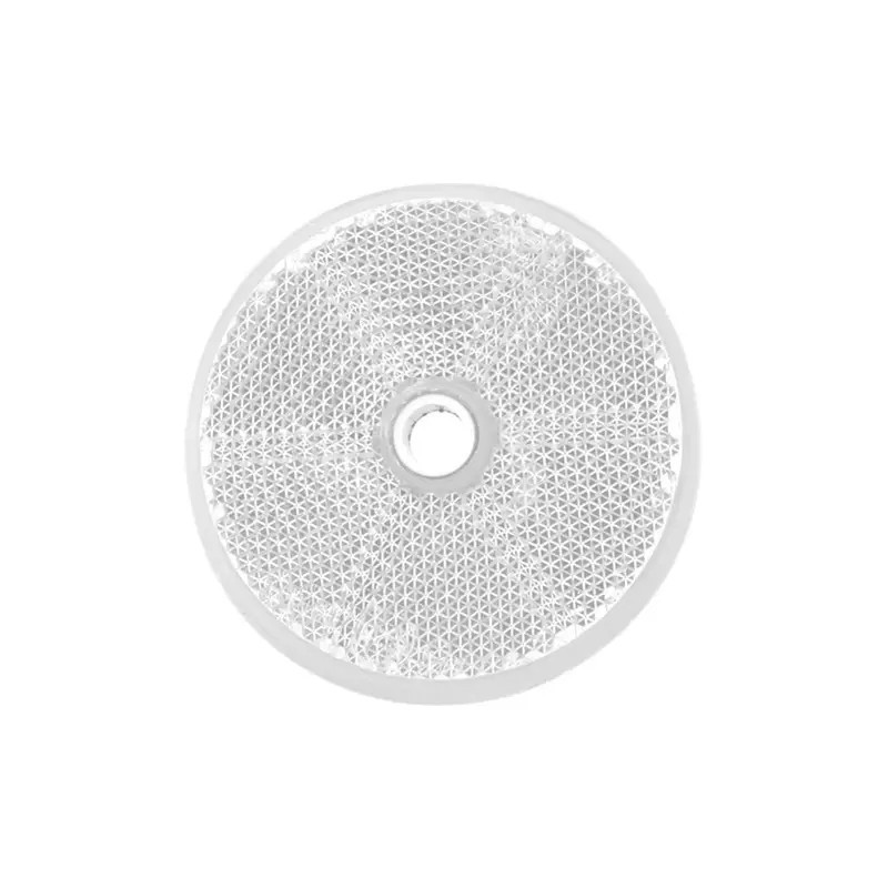 CATADIOPTRE ROND 60MM AVEC PERCAGE BLANC