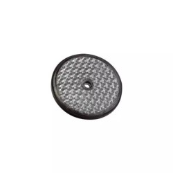 CATADIOPTRE ROND 60MM AVEC PERCAGE BLANC BLISTER DE 2