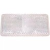 CATADIOPTRE RECTANGULAIRE 94X44MM ADHESIF BLANC