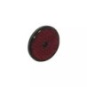 CATADIOPTRE ROND 60MM AVEC PERCAGE ROUGE BLISTER DE 2