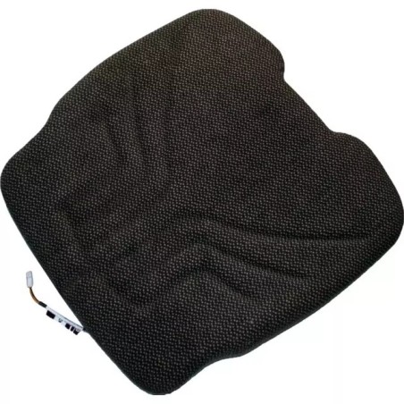 COUSSIN D'ASSISE CHAUFFANT 12/24V TISSU NOIR MAXIMO L GRAMMER