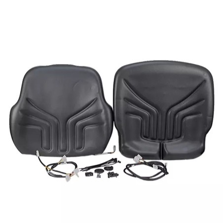 JEU DE COUSSINS CHAUFFANTS 12V PVC NOIR S721 GRAMMER